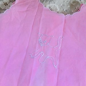 Vintage Summer Top with Kitty